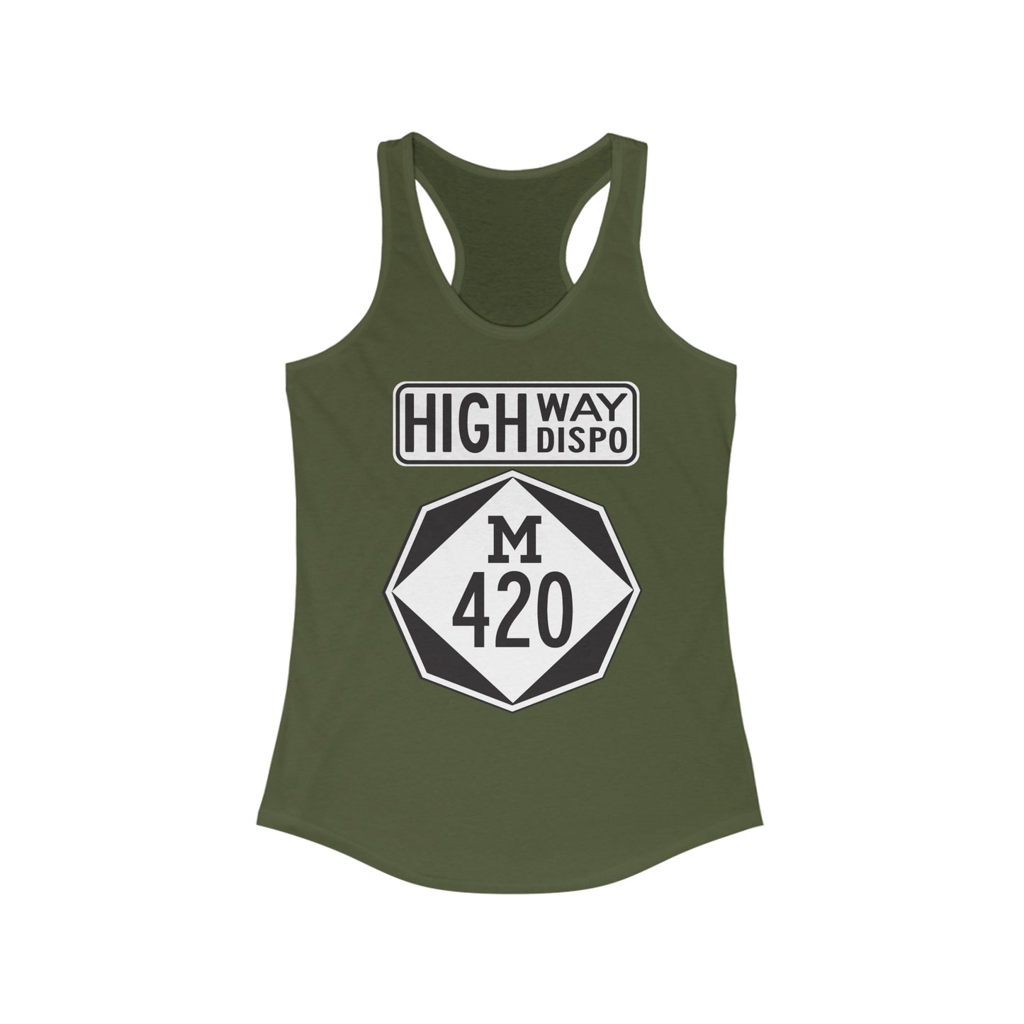 HIGHway Dispo M420 Women's Ideal Racerback Tank