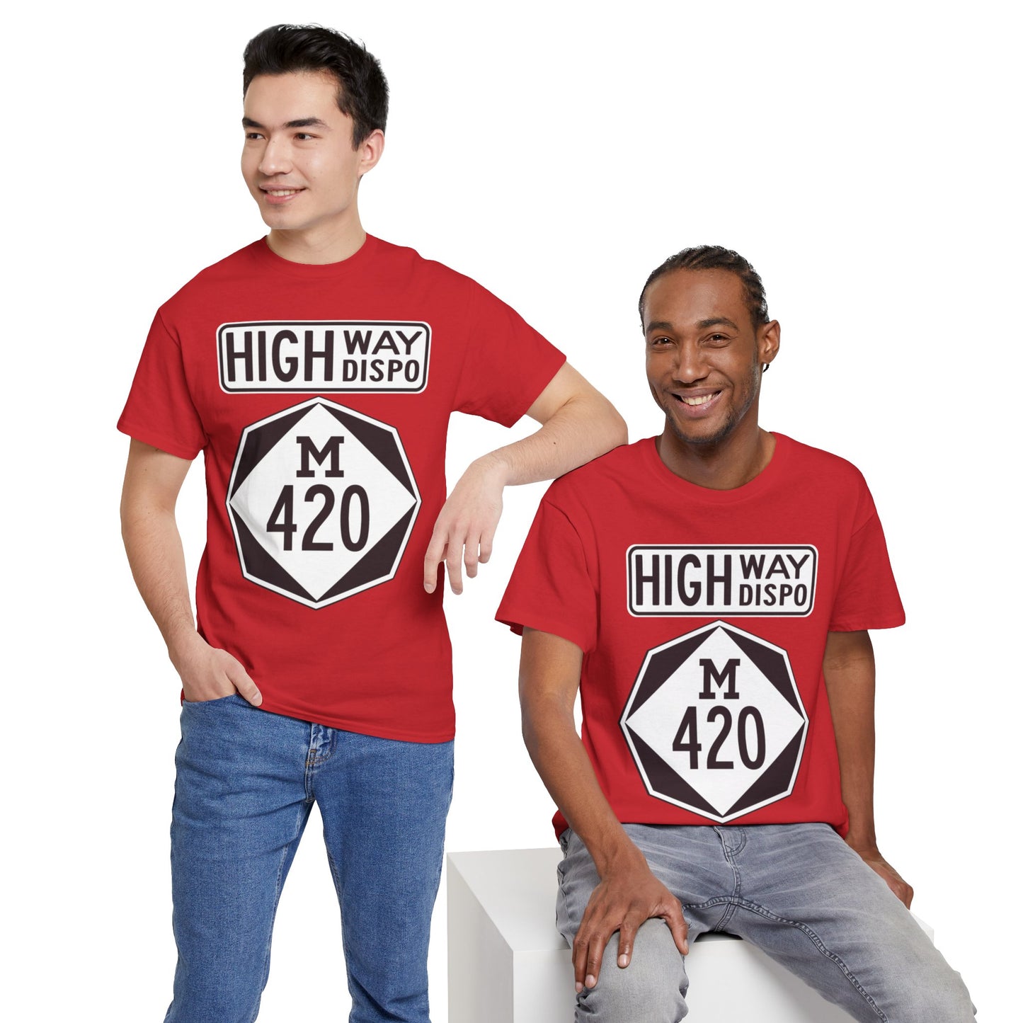 HIGHway Dispo M420 Unisex Heavy Cotton Tee