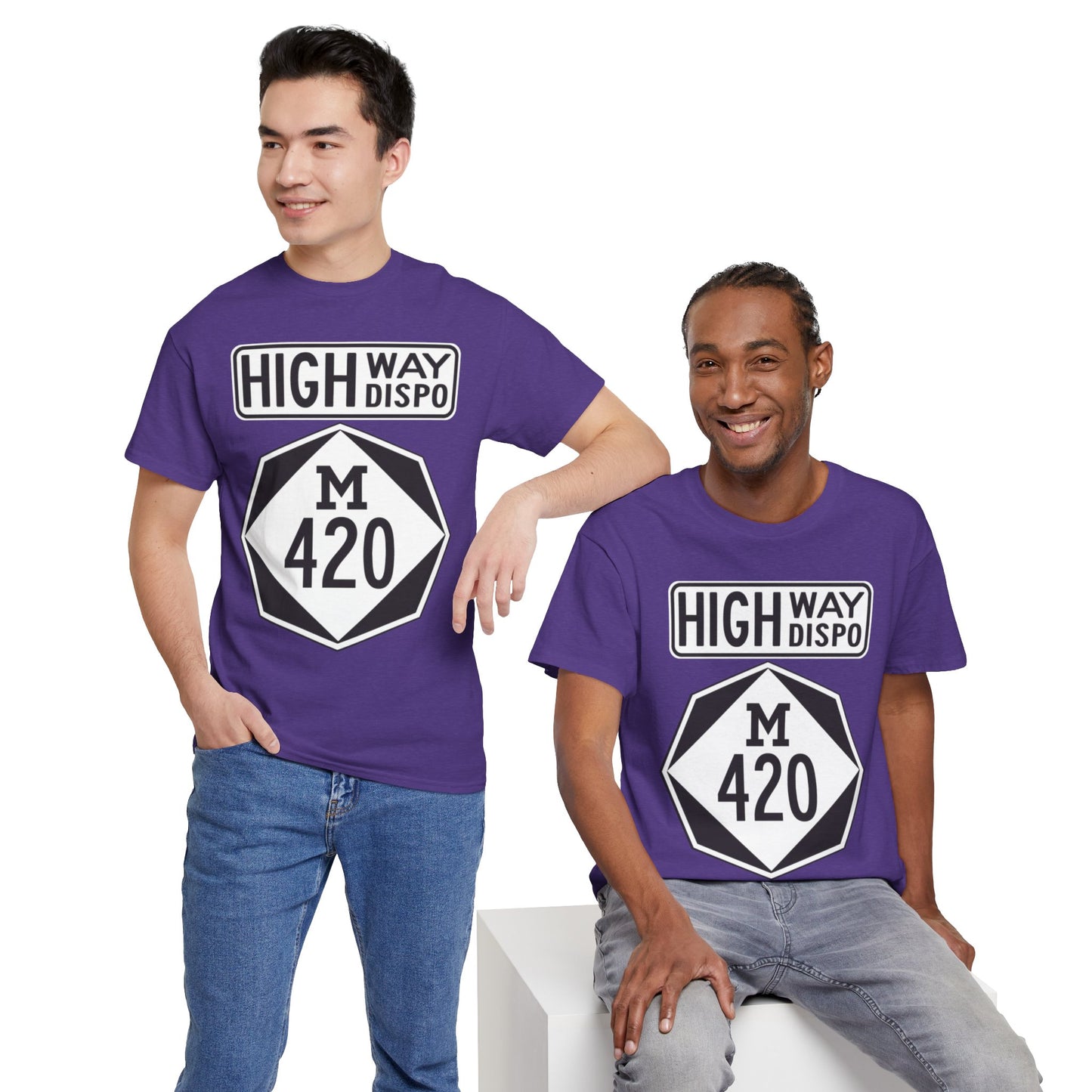 HIGHway Dispo M420 Unisex Heavy Cotton Tee