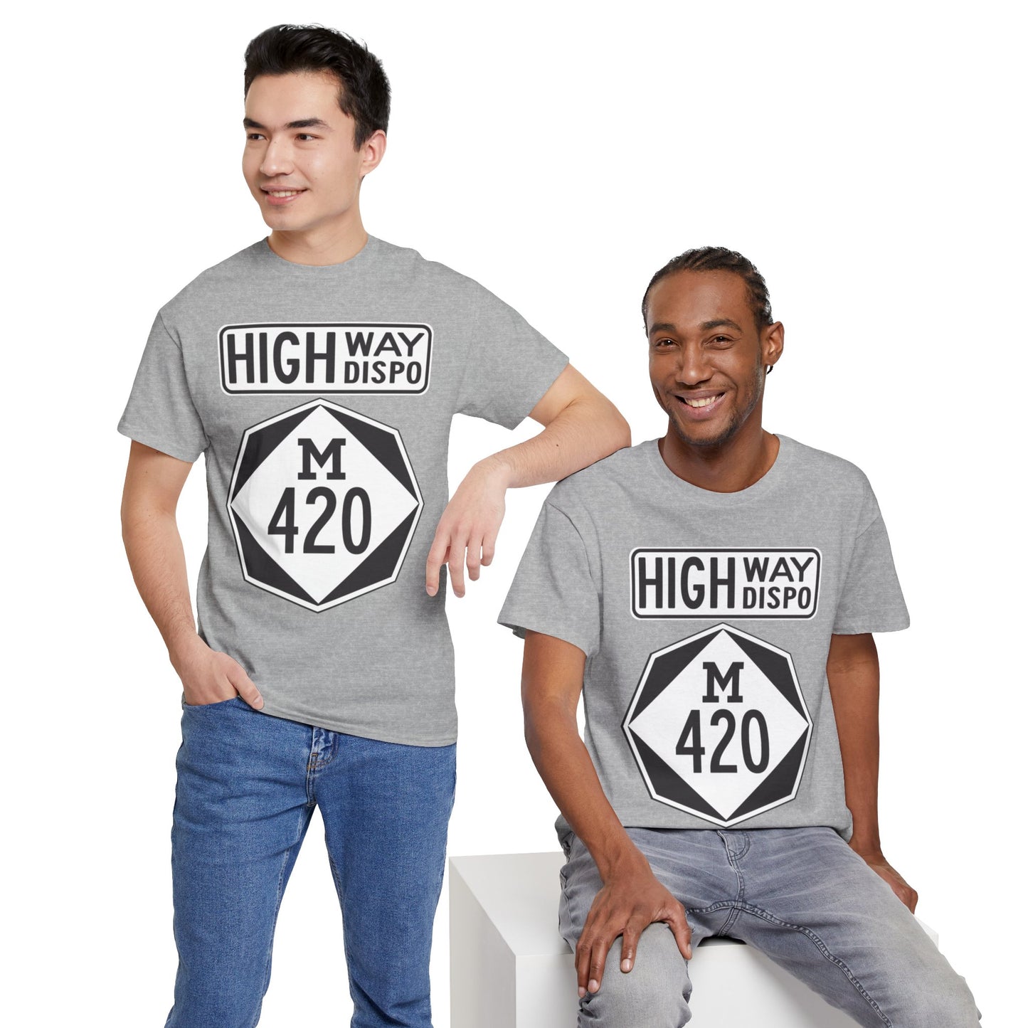 HIGHway Dispo M420 Unisex Heavy Cotton Tee