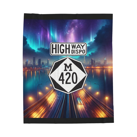 HIGHway Dispo M420 Velveteen Plush Blanket