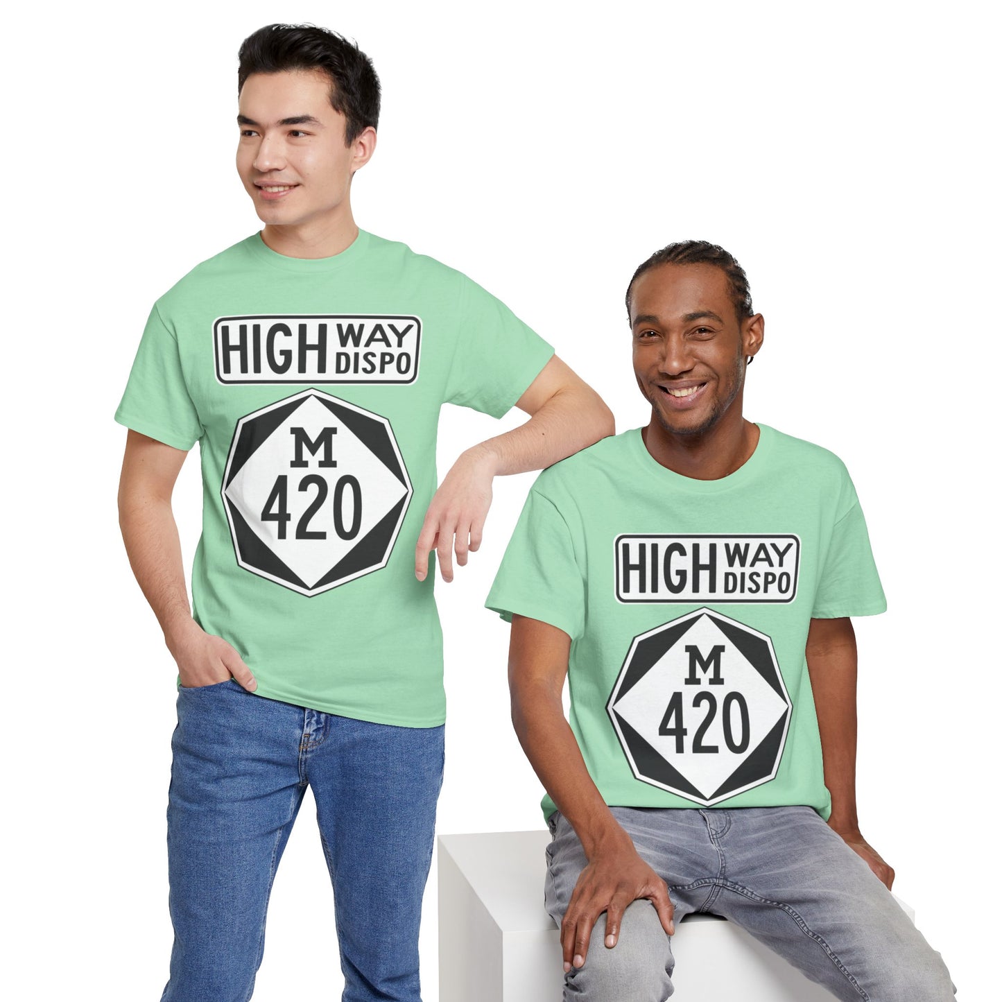 HIGHway Dispo M420 Unisex Heavy Cotton Tee