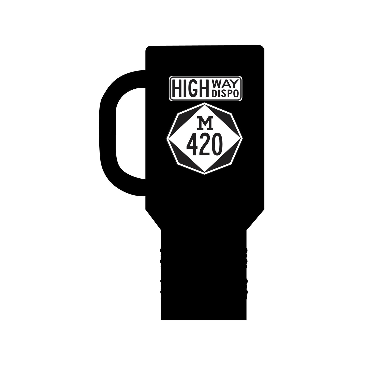 HIGHway Dispo M420 Insulated Travel Mug, 40oz